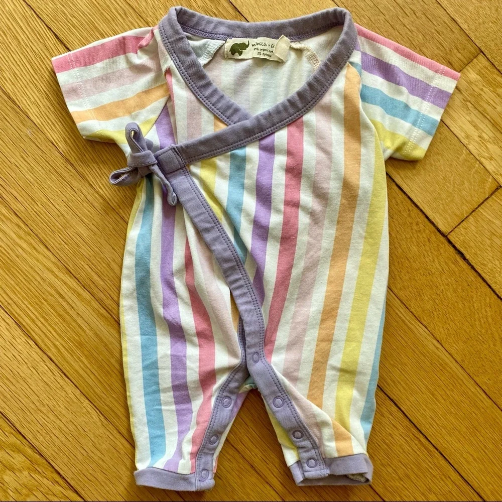 Monica And Andy Sweet Baby B Romper 0-3m